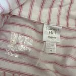 Garnet Hill  cotton White and Pink Striped nightgown Sz xs Photo 8