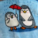 Oodie Original Cozy Blue Penguin Hoodie Blanket size /age 14 and up Photo 5