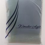 Wander Agio Shawl Big Grid Lattice Scarf Women's Fashion Long Large Winter Warm Blue Photo 4