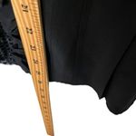 Marissa Webb Semi Sheer Button Front Long Sleeves Ruffle Black Women’s Size S Photo 10