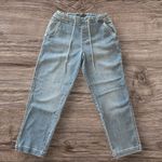 Liverpool Rascal Park Canyon Pull-On Tie Front Denim Pants 8/29 Photo 1