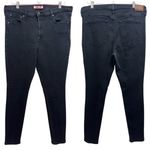 Johnny Was  High Rise Skinny Jeans Stretch Denim Black JWD1001 Size 32 Photo 2