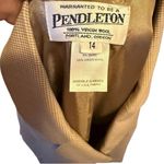 Vintage Pendleton 100% Virgin Wool Suit Jacket Size 14 Photo 3