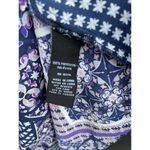 Zac and Rachel  Woman Plus Size 1X Bell Sleeves Blouse Multicolor Patchwork Pattern Photo 7