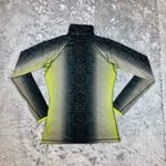 Nike  Pro Dri-FIT Black and Neon Yellow Half Zip Pullover Training Top Photo 5