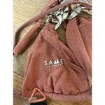 SAME Bikini SET Gold Chain Burnt Sienna Triangle Top Size S and bottoms Size M Photo 5