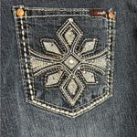 Angels Y2K Denim Casual Capri Woman’s Bedazzled Minimalist Chic Jeans Size 10 Blue Photo 4