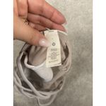 Lululemon  Energy High-Neck Longline Tough Bra Medium Support Size 4 White Photo 4