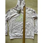 Adidas  light‎ pink Athletic Hoodie with Neon Green Logo Graphic Size L Photo 3
