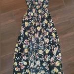 Love fire jumpsuit maxi dress combo size Xs in black cream and pink Purple Photo 0