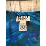 Chico's  Blue Abstract Print Maxi Skirt - Size 2 (12) Photo 3