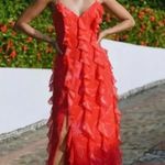 Anthropologie NWOT-  Hutch Claira dress size S- Coral Photo 5