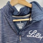 Elevate Womens Blue Pullover Shirt Size Medium Long Sleeve Activewear Photo 2