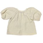 Marine layer  Puff Sleeve Top in Parchment Photo 4