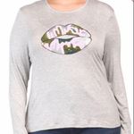 Melissa NIB Masse Knit Top W Sequins Lips Size 3X Photo 0