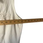 Chico's Cargo Vintage Size 1 Medium White Cotton Boho Tropical Outdoor Vest Photo 7