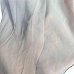 Vintage Sheer Pastel Pink Satin Trim Wrap Top Midi Dress Romantic Feminine 8 Photo 5