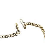 Gold tone green rhinestone choker necklace Photo 8