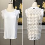 Sandro  Paris Helium Lace Back Top 2 M Photo 1