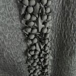 Chico's Black Forget Me Not Textured Crew Neck Hook Closure Lined Jacket Sz XXL Photo 2