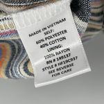 Anthropologie Altar'd State Asymmetrical Button Front Striped Retro Mini Skirt Slit Pockets Photo 5