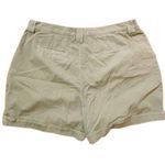 Boden Casual 100% Cotton Pleat Front Cuffed Relaxed Fit Shorts Olive Size 14 NWT Green Photo 4