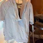 Michael Kors Heather Gray Short Sleeve Hoodie size small Photo 5