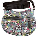 Lily bloom KATHRYN HOBO BAG (PANDA POP) EUC. Pink spot on panda on front see pic Photo 0
