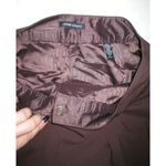 Valerie Stevens Womens  Woold Blend Pants Dark Brown Lined Work Play Casual 8 Photo 2