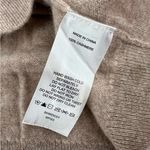 Quince  Mongolian Cashmere V-Neck Sweater camel sz L Photo 4