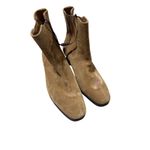 EXPRESS Brand New with Defect  Women Size 9 Brown Tan Leather Ankle Boots Booties Photo 5