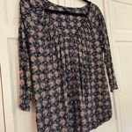 Lucky Brand Ā floral printedāvneckātopāsizeāsmall Photo 1