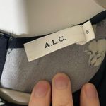 ALC Frank ALC Silk Floral Navy Sleeveless Tank Blouse Size Small Photo 1