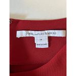 Diane Von Furstenberg  Raizel Fit & Flare Crepe Dress size 14 Red Office Photo 6