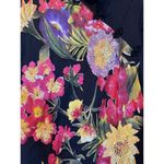 Butler and Wilson Floral tunic/Dress Mandarin Collar Size Small Black Photo 3