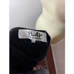 CDG Comme des Garcons Play Shirt Large Black Short‎ Sleeve Heart Single Stitch Photo 8