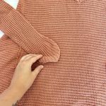 Free People  Womens Medium M Designer Shoulder Peek-A-Boo Strappy Knit Sweater Photo 1