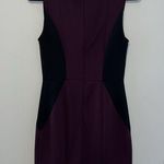 Forever 21  Sleeveless Purple & Black Open Chest Above Knee Zip Up Dress S25* Photo 1