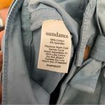 Sundance  Bastille Easy Straight Leg Paperbag Floral Pants Soft Chambray Size 4 Photo 8