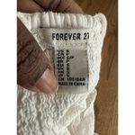 Forever 21  White Crochet  Eyelet Baby Girl Top Size S Coastal Vacation Summer Photo 3