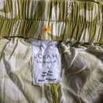 Lokahi Swimwear Plumeria Lounge shirt and short set Small Green Photo 3