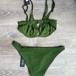 NEW Cuup swimwear bikini set Green Size M Photo 3