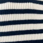 ZARA , Navy Blue And White Striped Baby Tea  8-9, but Fits Like Xs Photo 1