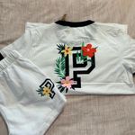 Victoria's Secret Victoria’s Secret PINK Tropical Campus Tee Short Shirt and Boyfriend Shorts Photo 6