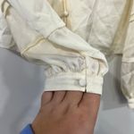 Veronica Beard  Womens Blouse 4 Argonne Shirred Crepe de Chine Blouse Ivory Photo 1