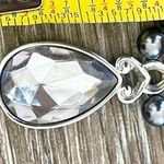 Grey rhinestone pendant necklace Photo 10