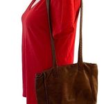 Nine West Brown Leather Shoulder Bag Photo 1
