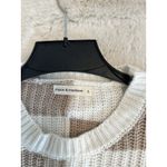 Women's Moon & Madison‎ Crème & Brown Checkered Cropped Pullover Sweater Sz L Size L Photo 5