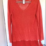 Soft Surroundings  Knit & Velvet Tunic Sweater S Photo 0