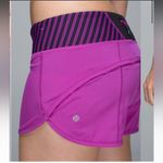 Lululemon  Running shorts Speed 4-way Stretch Ultra Violet Wi14 Quilt 27 low rise Photo 5